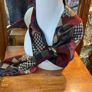 Women's Neck Scarf with Built in Pull Through Loop